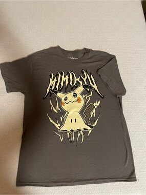Mimikyu Graphic Tee - Charcoal Gray